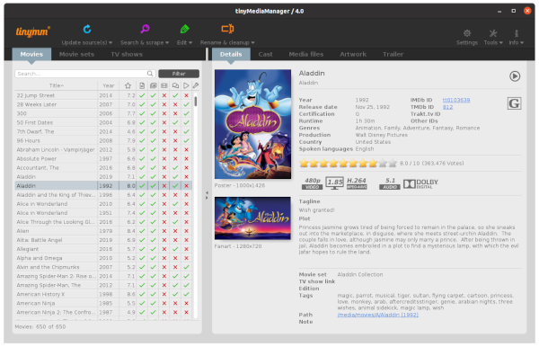 tinyMediaManager 5.0.4 full